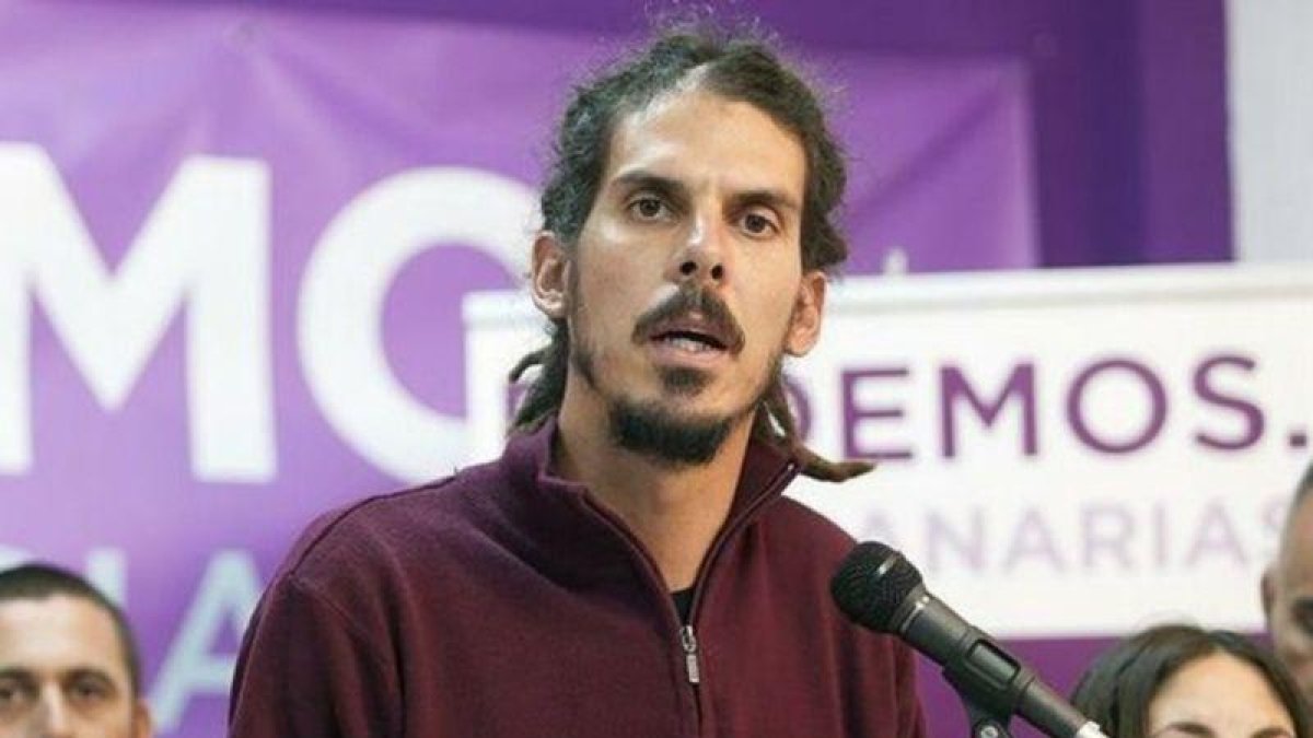 Alberto Rodríguez, el sustituto de Pablo Echenique en la Secretaría de Organización de Podemos.-EFE