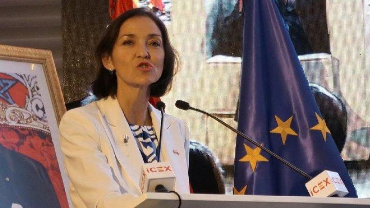 La ministra de Industria, Comercio y Turismo, Reyes Maroto. E.M