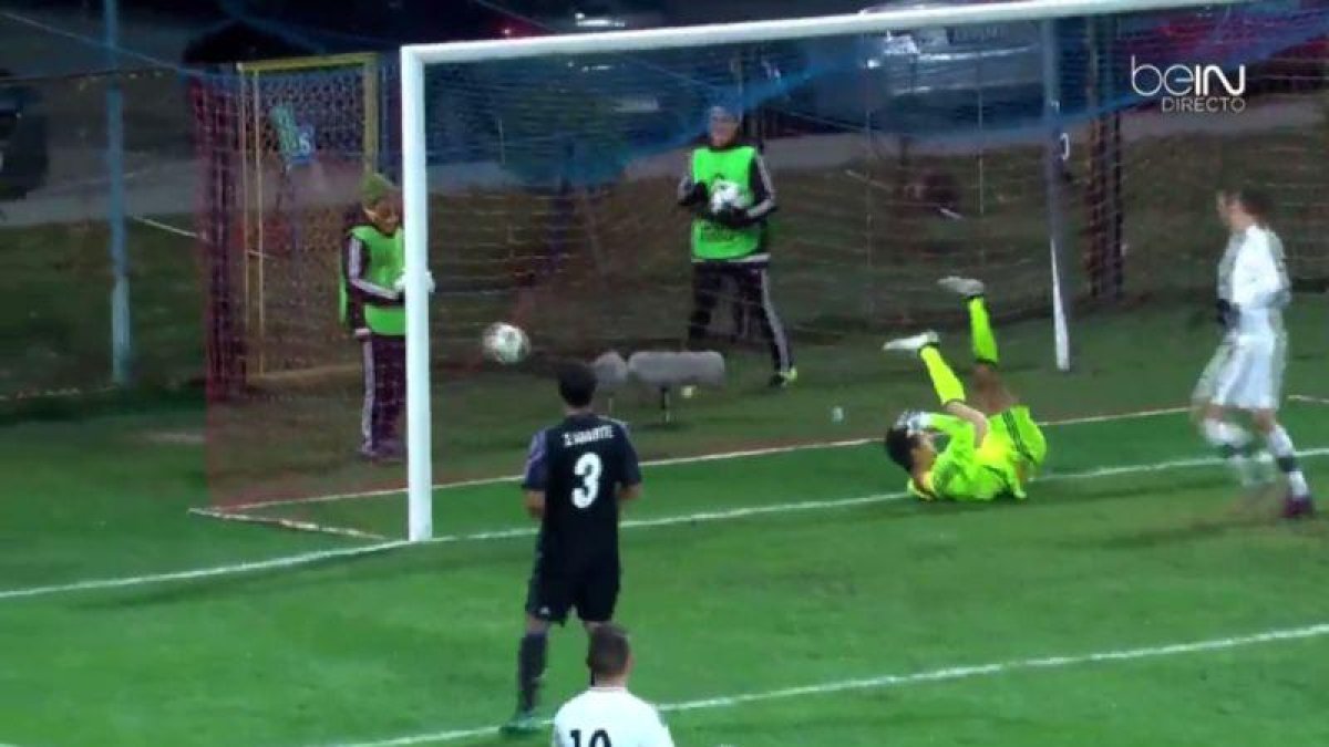El error de Luca Zidane.-