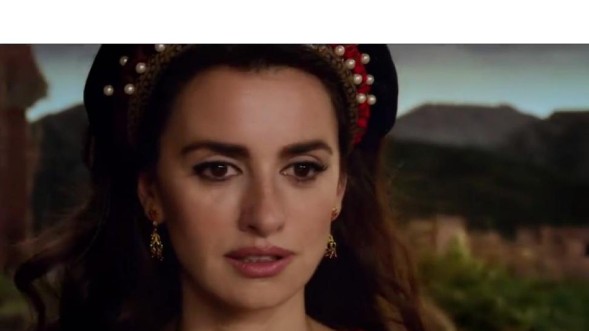 Penélope Cruz en un fotograma de 'La Reina de España'.-