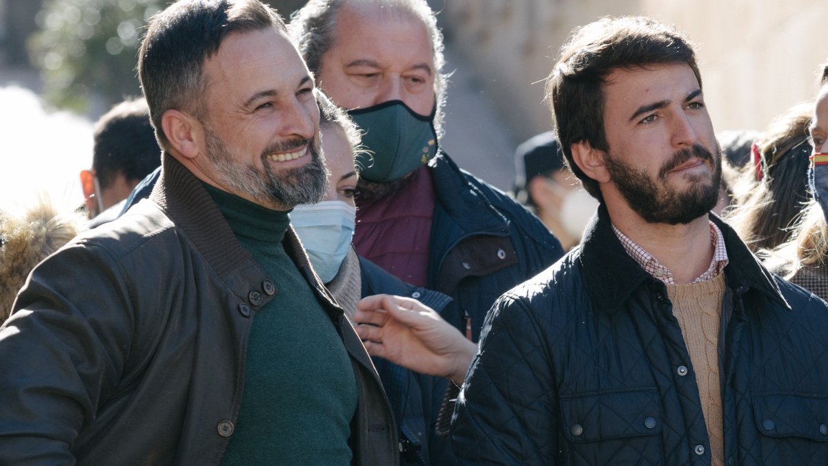 Santiago Abascal y Juan García-Gallardo.-ICAL.