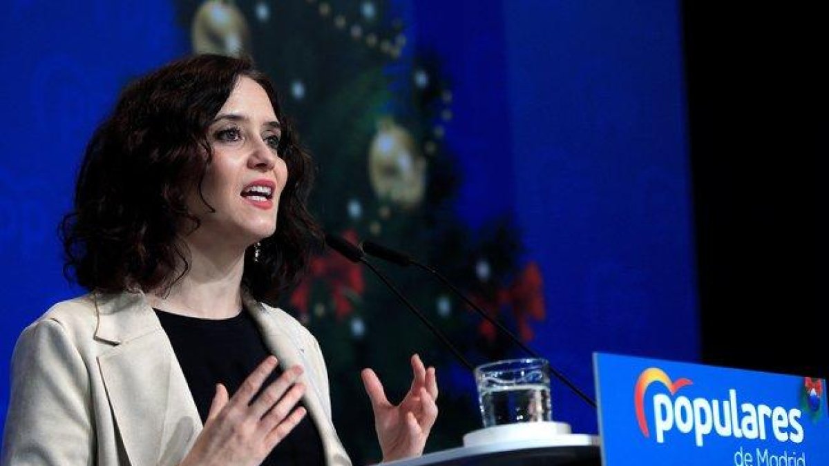 La presidenta de la Comunidad de Madrid, Isabel Díaz Ayuso.-FERNANDO ALVARADO (EFE)