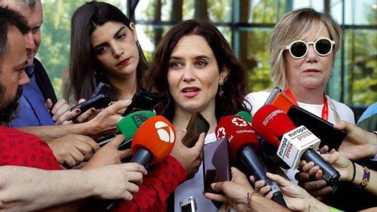 La candidata del PP a la presidencia de la Comunidad de Madrid, Isabel Díaz Ayuso.-BALLESTEROS/EFE