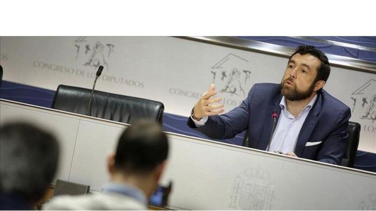 Miguel Gutiérrez, secretario general del grupo parlamentario de Ciudadanos en el Congreso.-JOSÉ LUIS ROCA