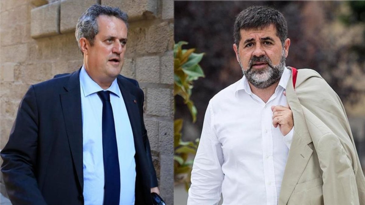 Joaquim Forn y Jordi Sànchez-EL PERIÓDICO
