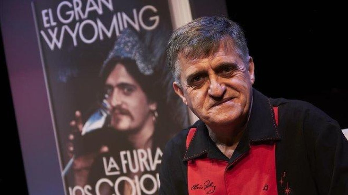 El Gran Wyoming, en la presentación del libro, este miércoles en Madrid.-XAUME OLLEROS