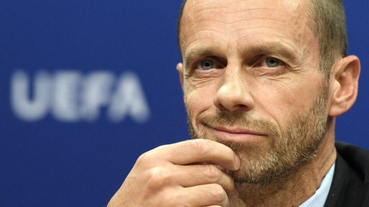 Aleksander Čeferin, presidente de la UEFA.-KEYSTONE