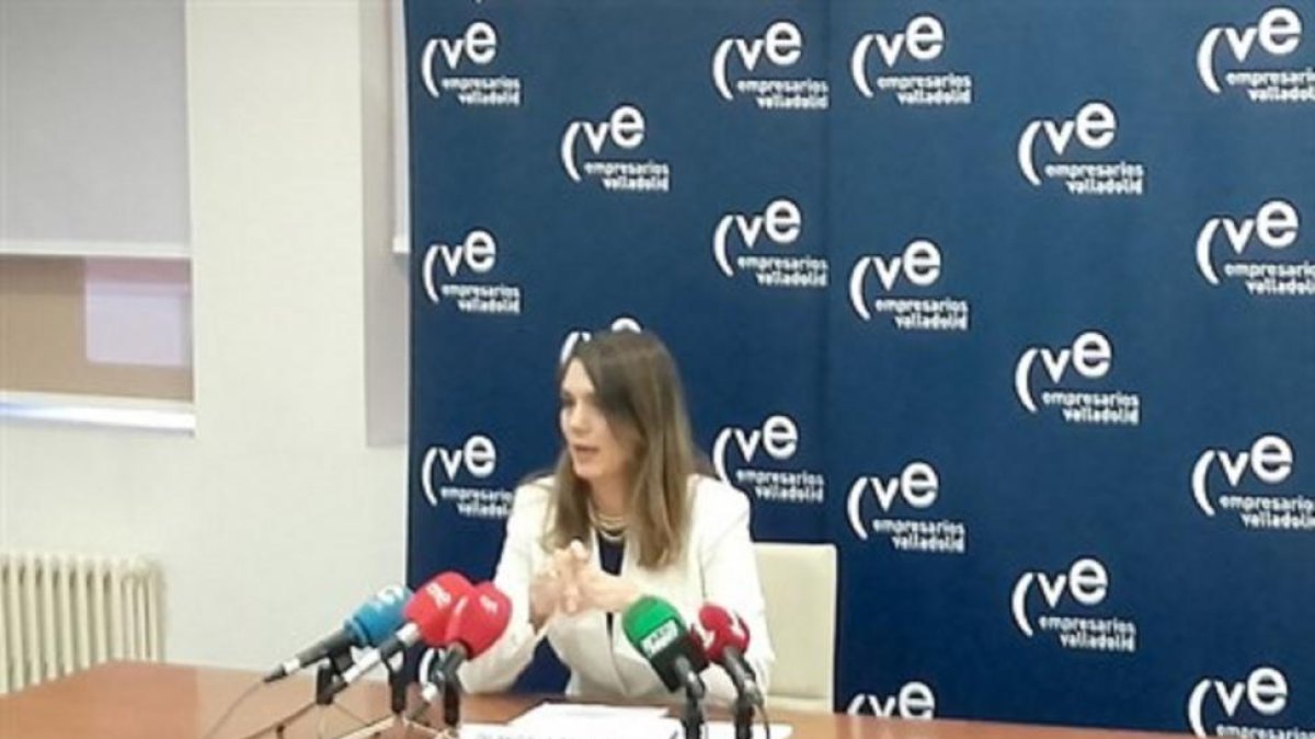 Ángela de Miguel, presidenta de La Confederación Vallisoletana de Empresarios.-EUROPA PRESS