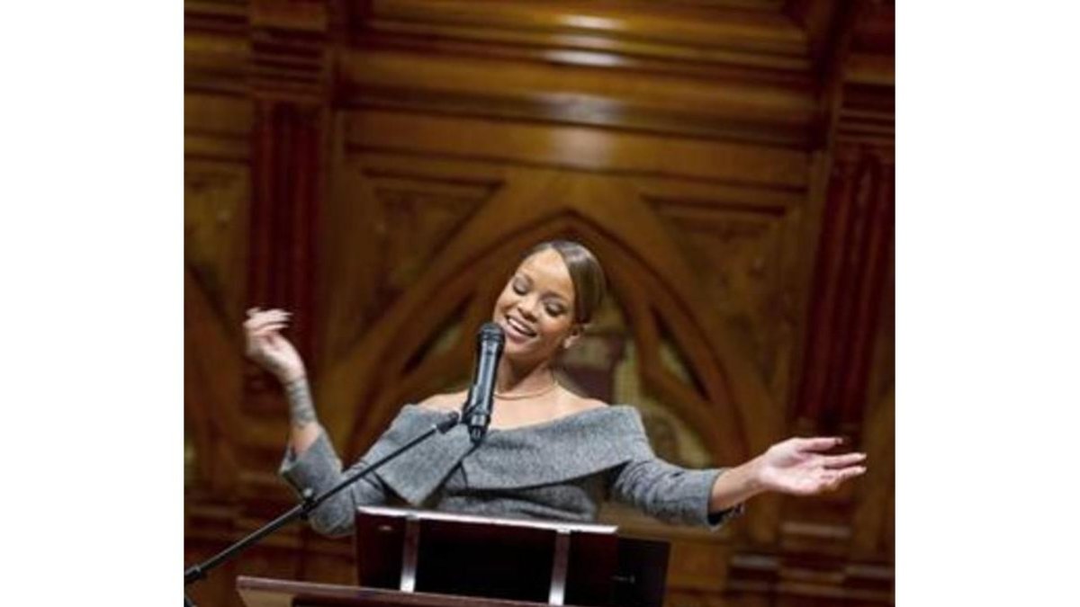 Una foto de archivo de Rihanna.-