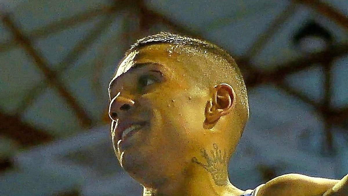Salvi Jiménez en su última pelea.-EL MUNDO