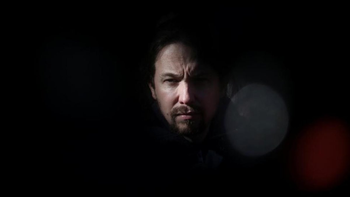 Pablo Iglesias durante un acto de protesta en Madrid.-REUTERS