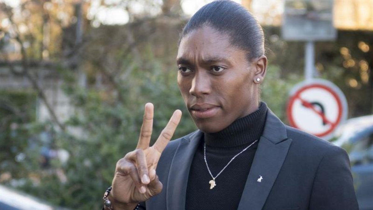 Caster Semenya, este lunes en Lausana.-AP / LAURENT GILLIERON