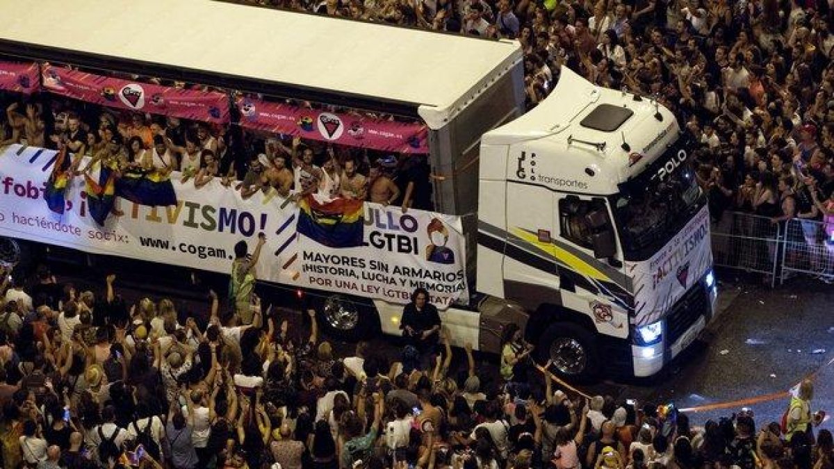 Manifestación del Orgullo 2019 en Madrid.-LUCA PIERGIOVANNI (EFE)