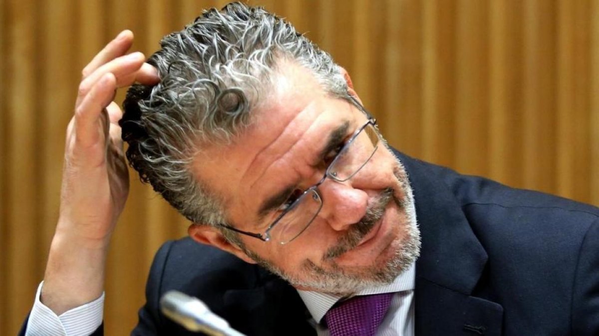 Francisco Granados durante su comparecencia.-/ JUAN MANUEL PRATS