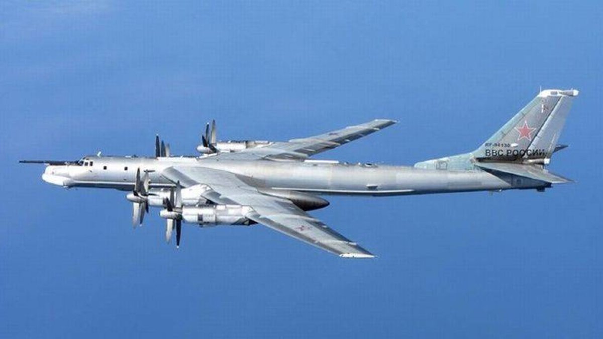Bombardero Tu-95 'Bear'.-Foto: RAF
