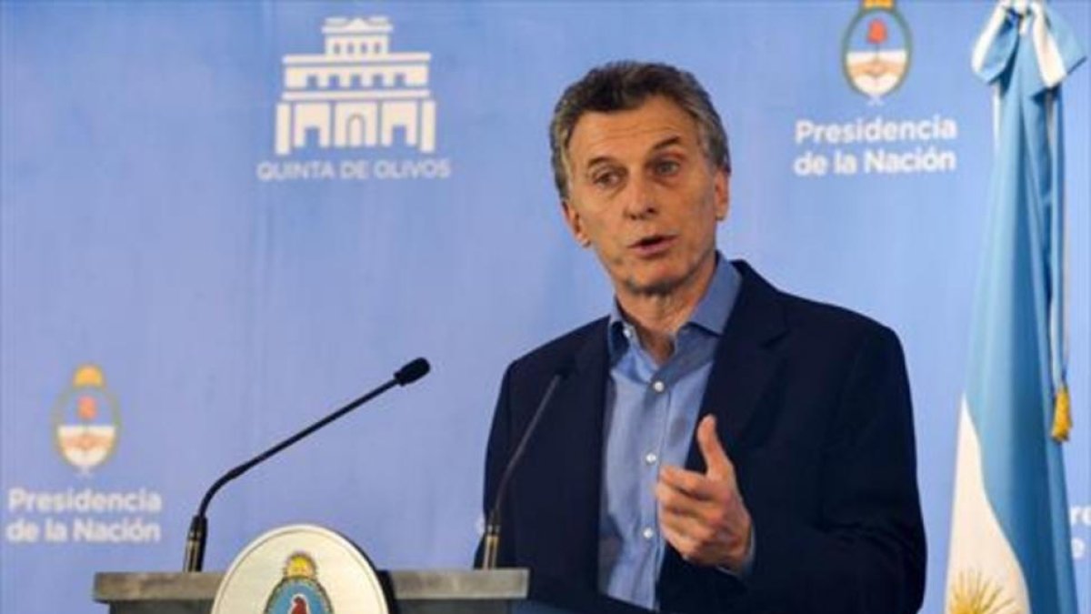 Mauricio Macri.-