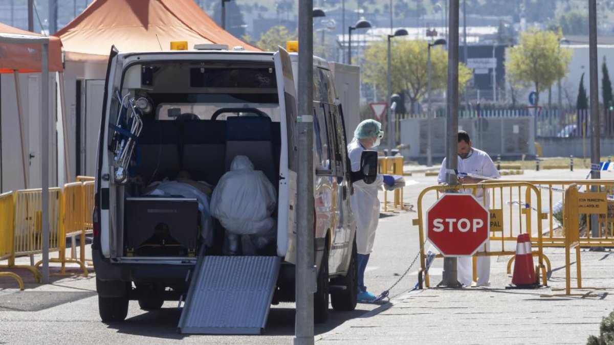Crisis del coronavirus en el Hospital Río Hortega.- PABLO REQUEJO