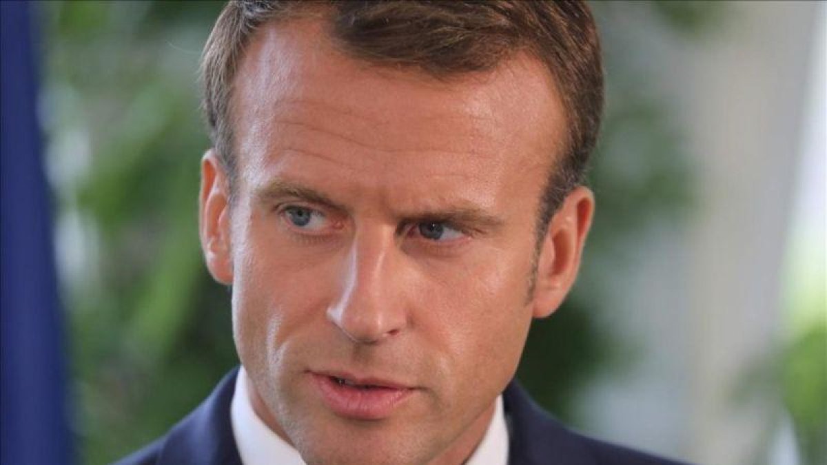 El primer ministro francés, Emmanuel Macron.-LUDOVIC MARIN (AFP)