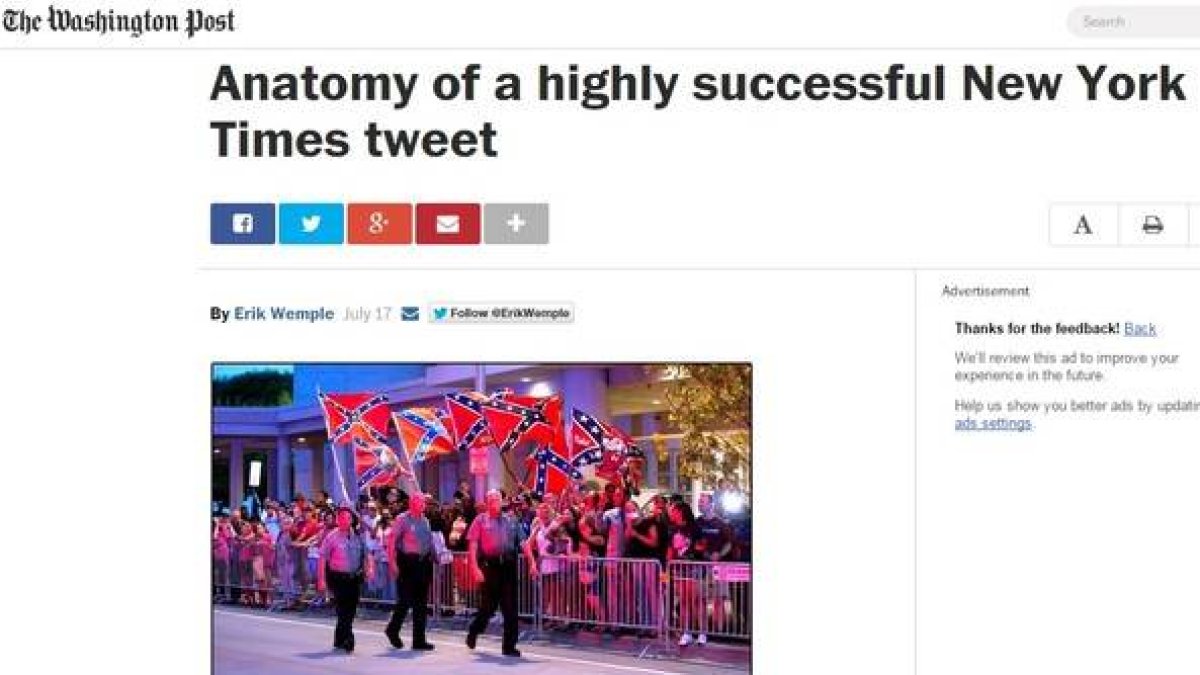 Imagen de la noticia publicada en el diario de la capital estadounidense.-Foto:   THE WASHINGTON POST