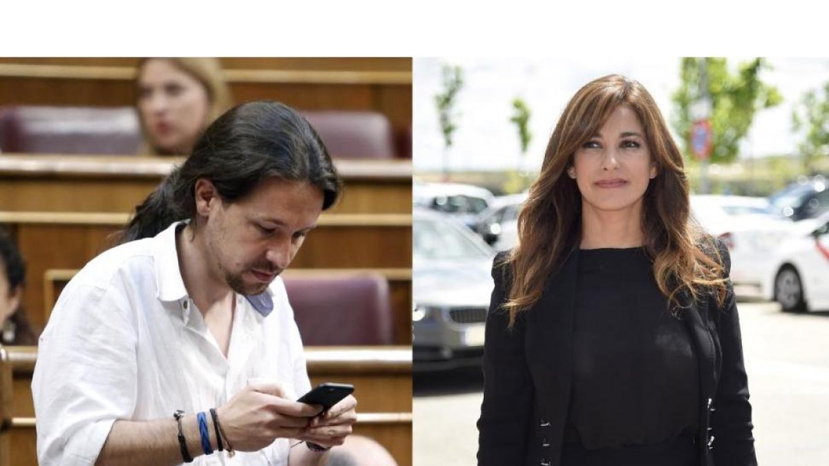 Pablo Iglesias y Mariló Montero.-