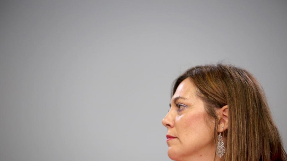 La consejera de Agricultura y Ganadería y portavoz de la Junta de Castilla y León, Milagros Marcos, comparece en rueda de prensa posterior al Consejo de Gobierno-ICAL