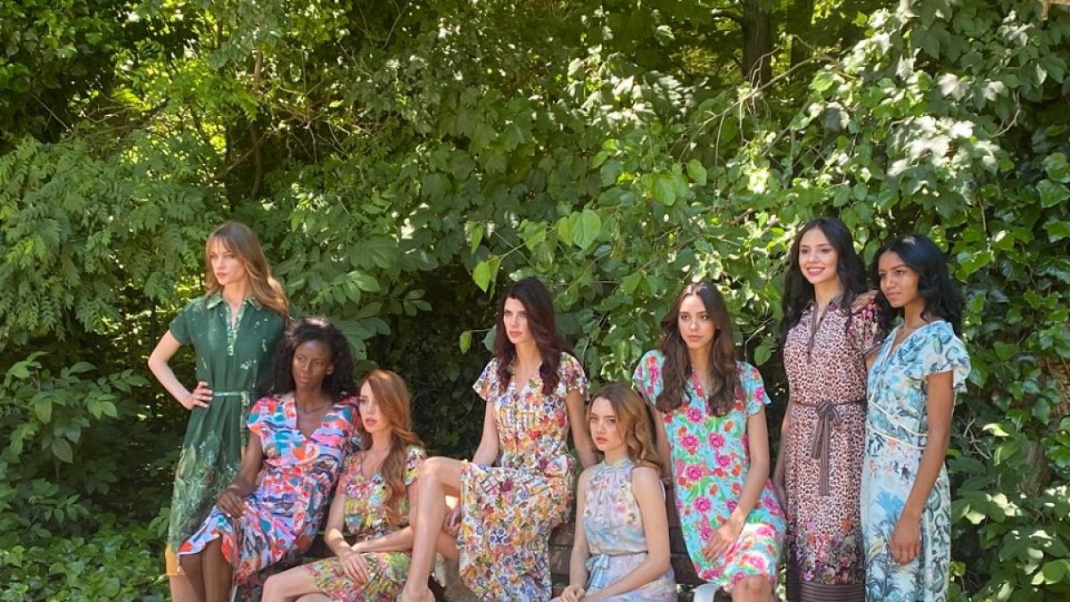 Uno de los posados de modelos rodados en Valladolid en la tercera jornada de los `fashion films´. -E. M.