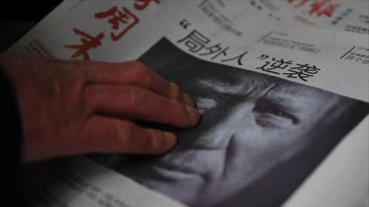 Trump, en la portada de un diario de Pekín.-AFP/GREG BAKER