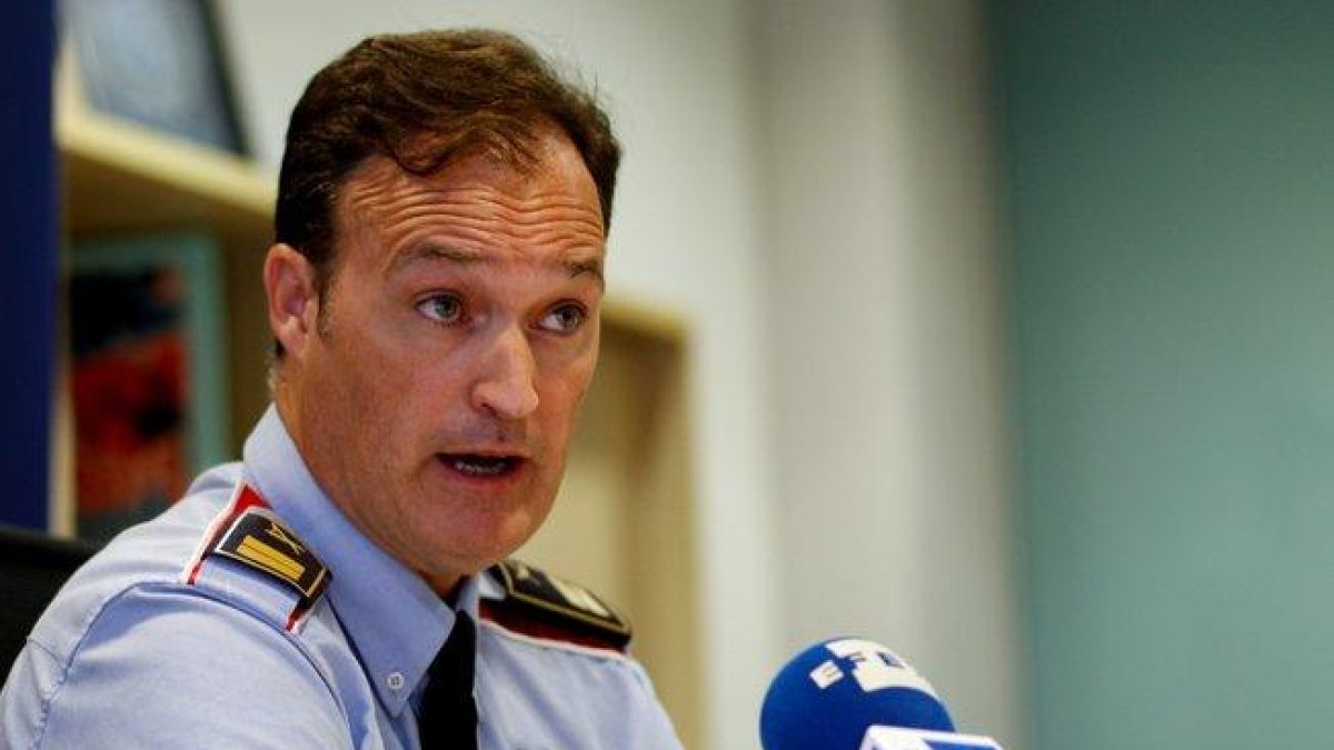 El comisario jefe de los Mossos d'Esquadra, Eduard Sallent.-EL PERIÓDICO