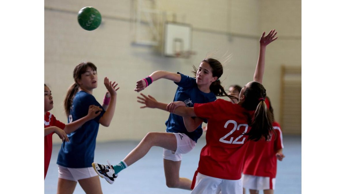 Jornada de balonmano en Viana de Cega. / E.M.