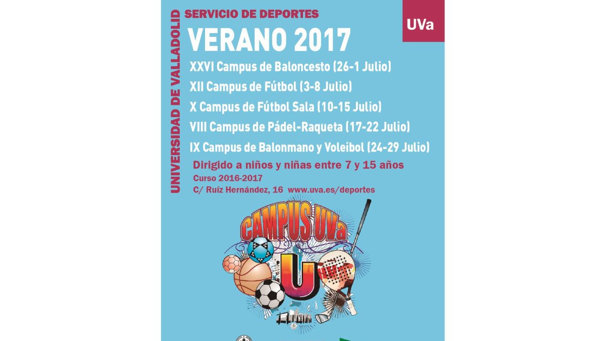 Cartel de los Campus de la UVa-2017.-E.M.