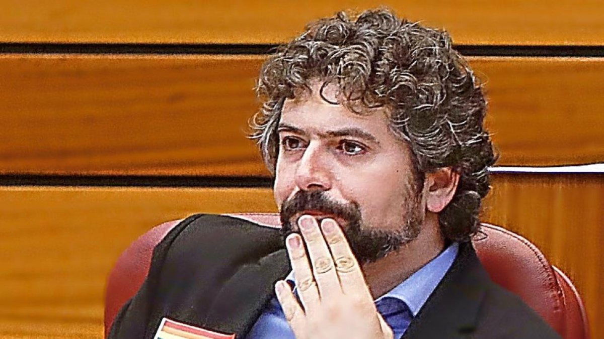 Sarrión durante la sesión.-J.M. LOSTAU