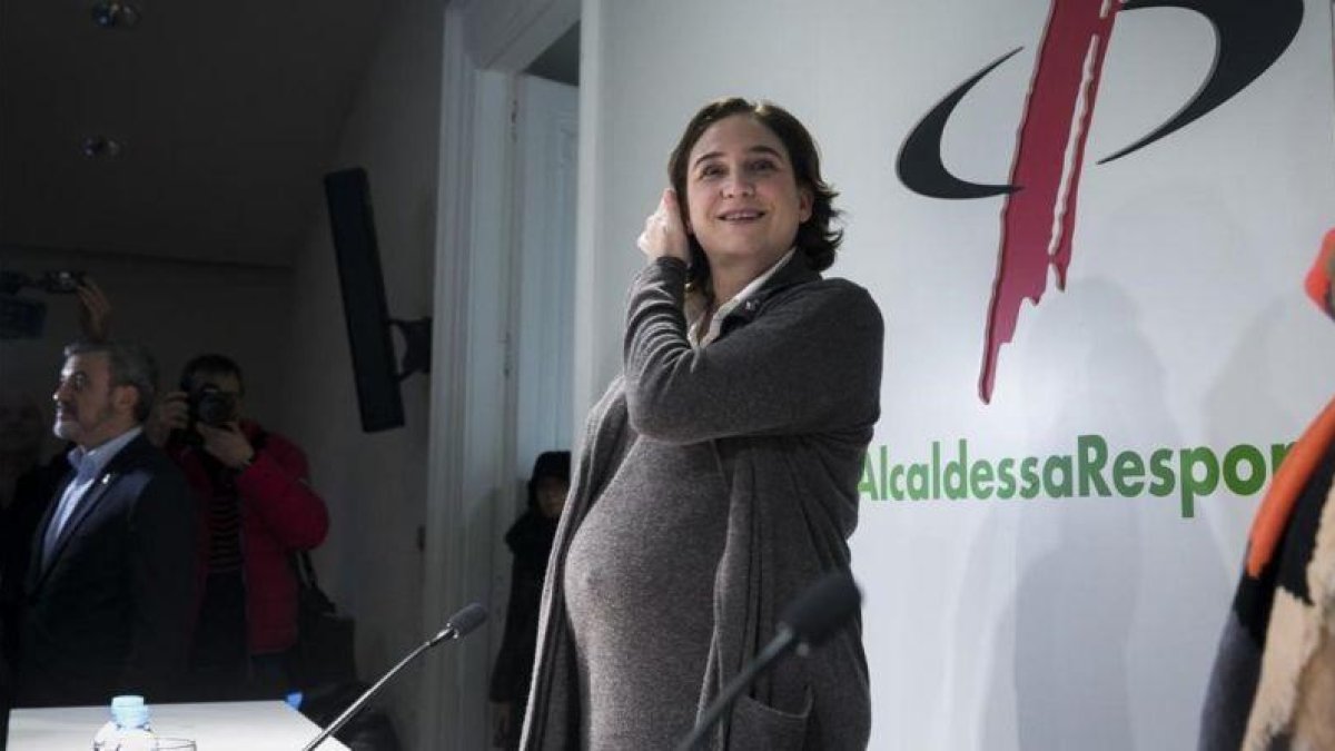 La alcaldesa Ada Colau.-JOAN PUIG