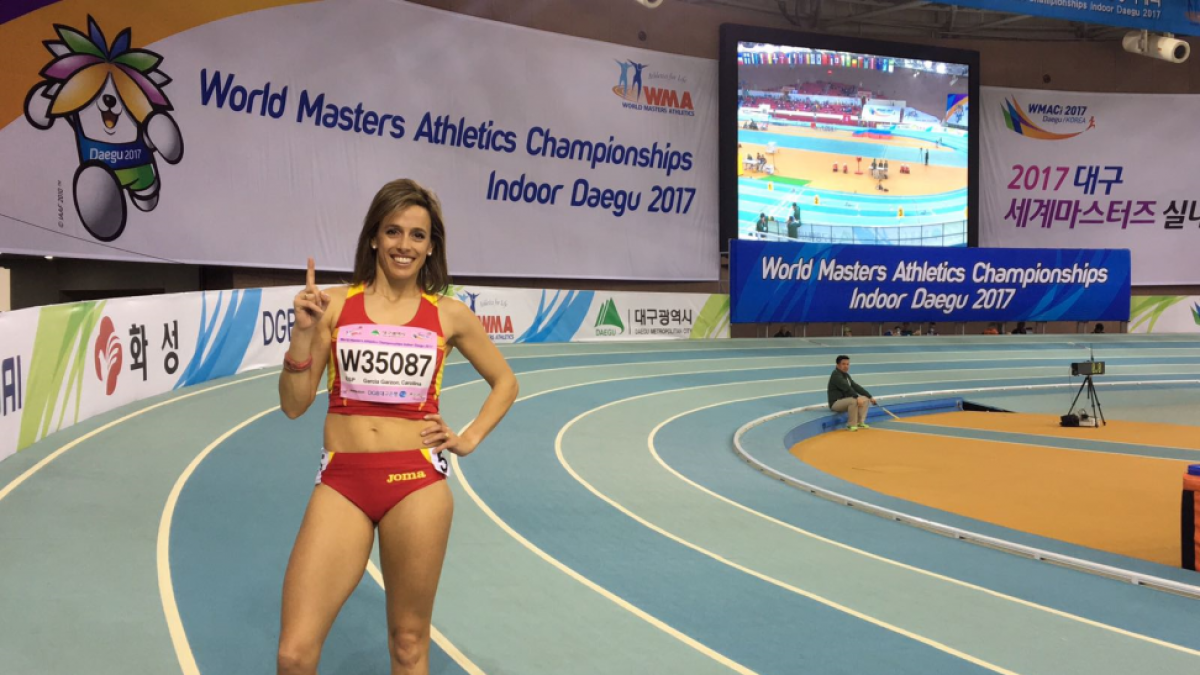 Carolina García en Daegu.-EL MUNDO