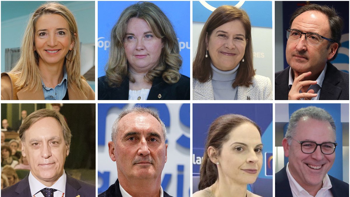 Candidatos del PP a la Alcaldía de las capitales de provincia, a excepción de Valladolid.- E. M. / ICAL