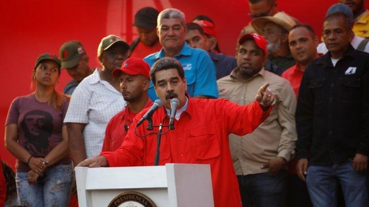 Nicolás Maduro, presidente de Venezuela en un evento en Carcas.-REUTERS