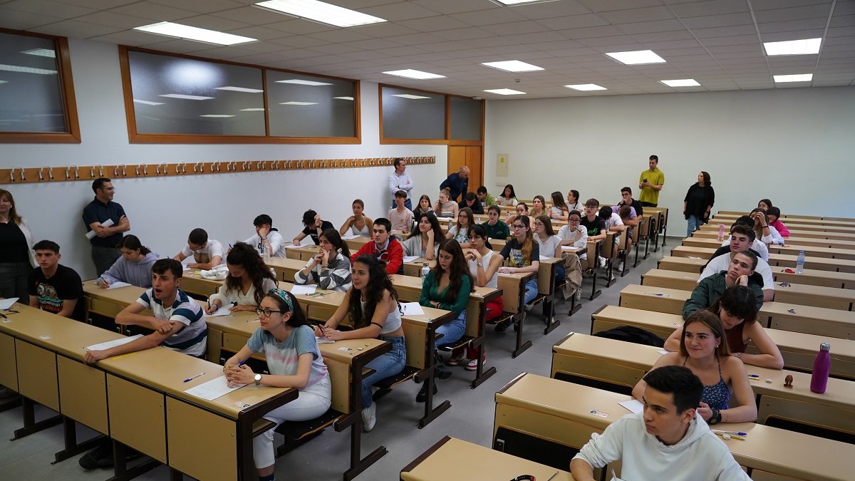 Pruebas de Evaluación de Acceso a la Universidad, EBAU 2023 en Valladolid, imagen de archivo. -ICAL