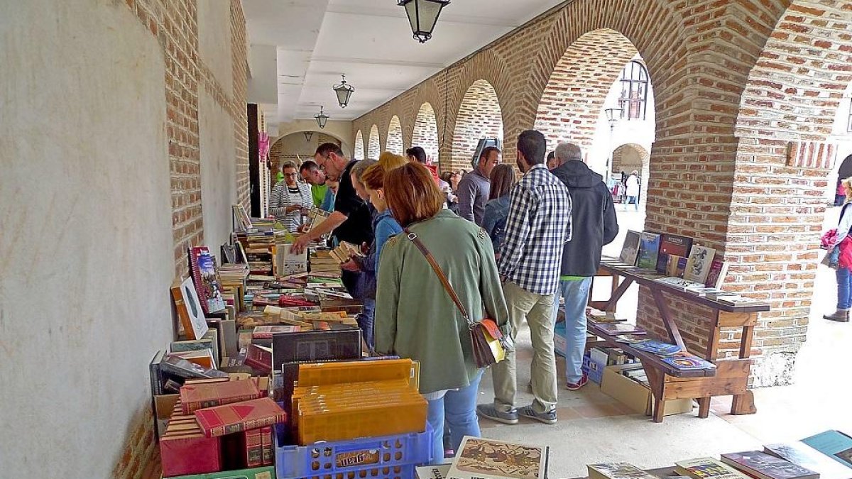 Mercadillo solidario que recaudó en junio casi 2.000 euros con destino a la compra de olmos resistentes.-EL MUNDO