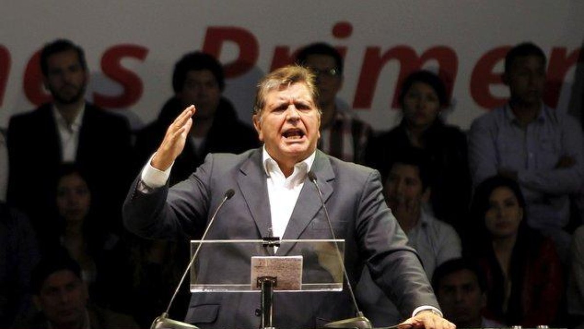 El expresidente de Perú, Alan García.-REUTERS