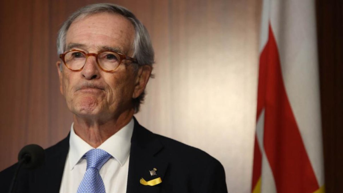 Xavier Trias ha dicho que las informaciones quizás en algún caso pueden tener algún sentido de veracidad.-RICARD CUGAT / EFE