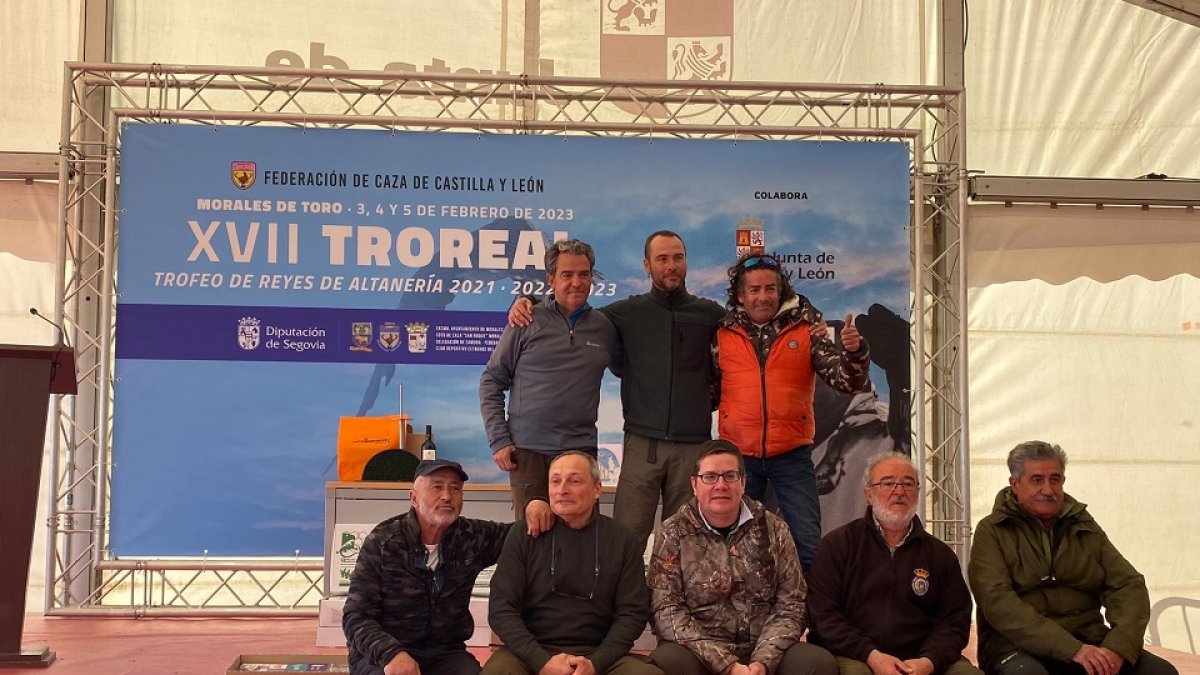 Los mejores cetreros clasificados del XVII Trofeo Troreal.L. DELAFUENTE