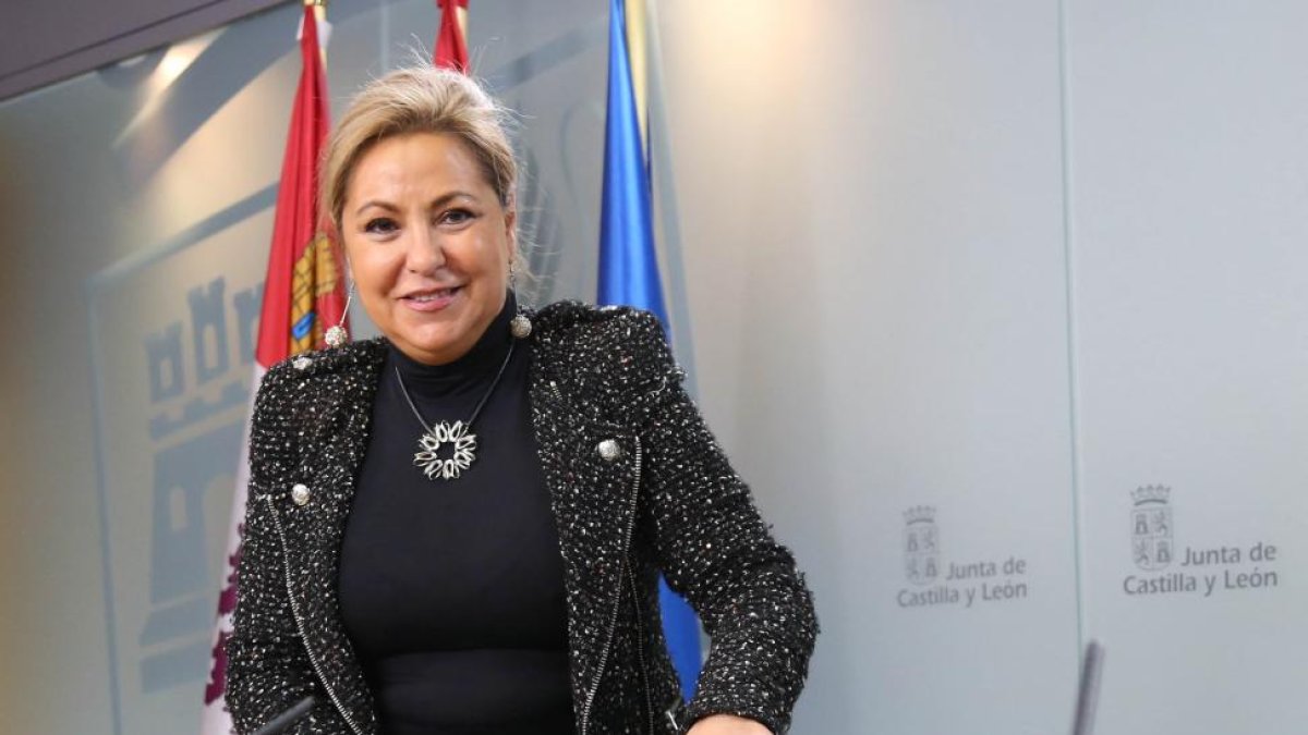 La vicepresidenta y portavoz de la Junta de Castilla y León, Rosa Valdeón, comparece en rueda de prensa posterior al Consejo de Gobierno-Ical