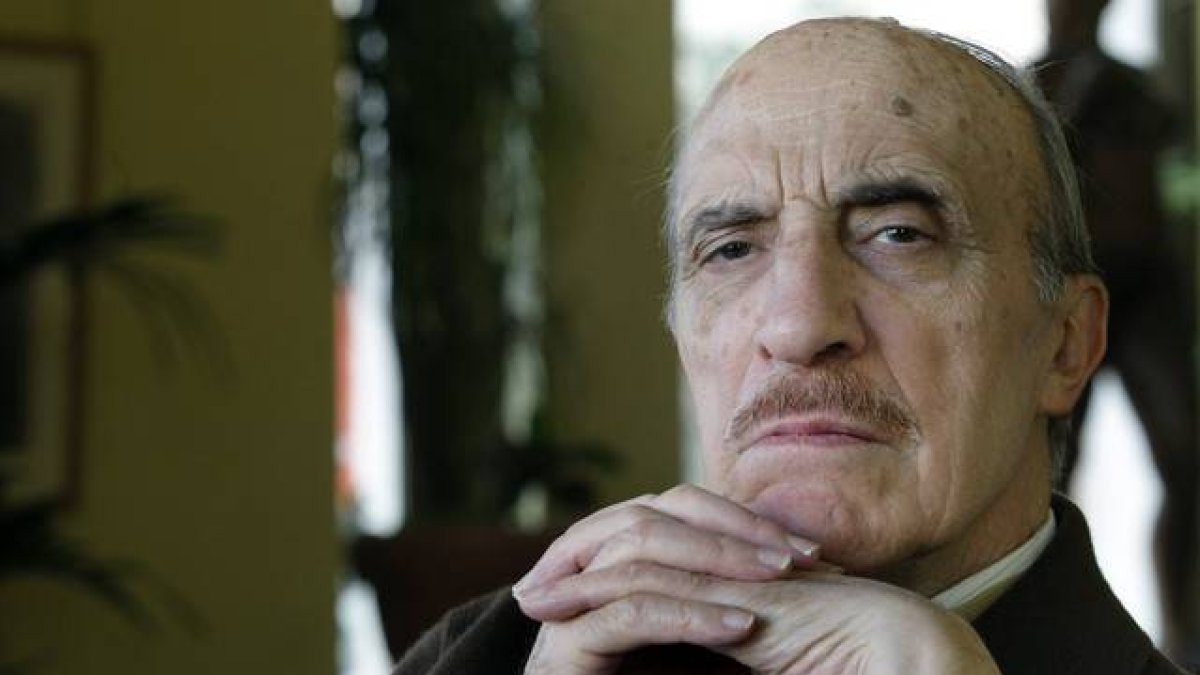 José Sazatornil, 'Saza', durante una entrevista en marzo del 2009.-Foto: JUAN MANUEL PRATS
