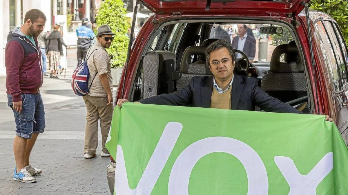 Alfredo Fernández, candidato de VOX a la alcaldía de Valladolid.-Pablo Requejo
