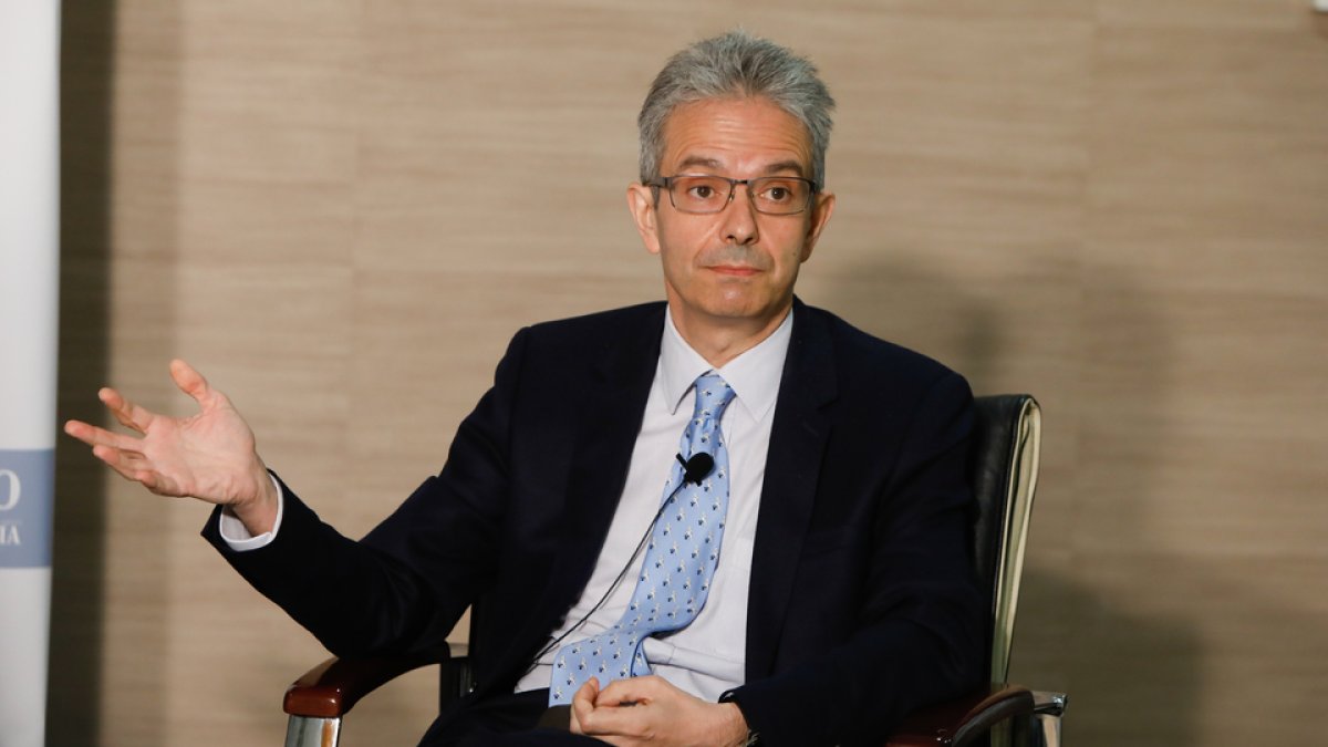 José Borja durante el Club de Prensa. / LOSTAU