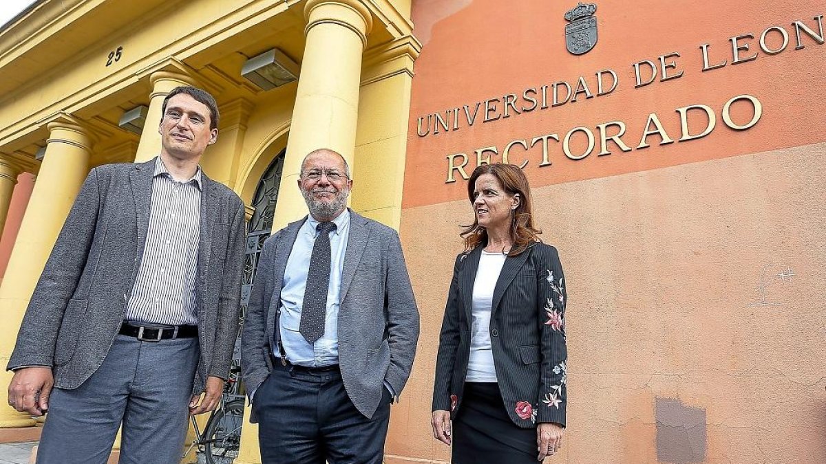 Francisco Javier Panizo, Francisco Igea y Ana Carlota Amigo.-ICAL