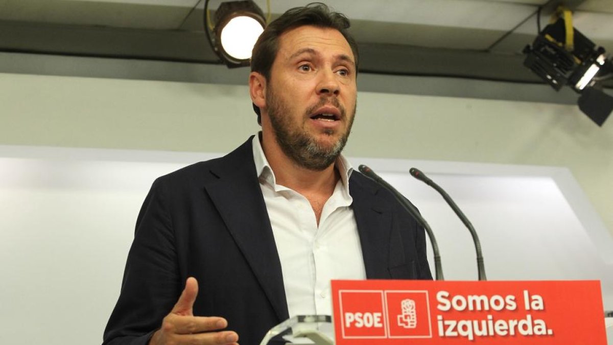 Imagen de archivo del secretario y portavoz de la Ejecutiva del PSOE, Óscar Puente.-ICAL
