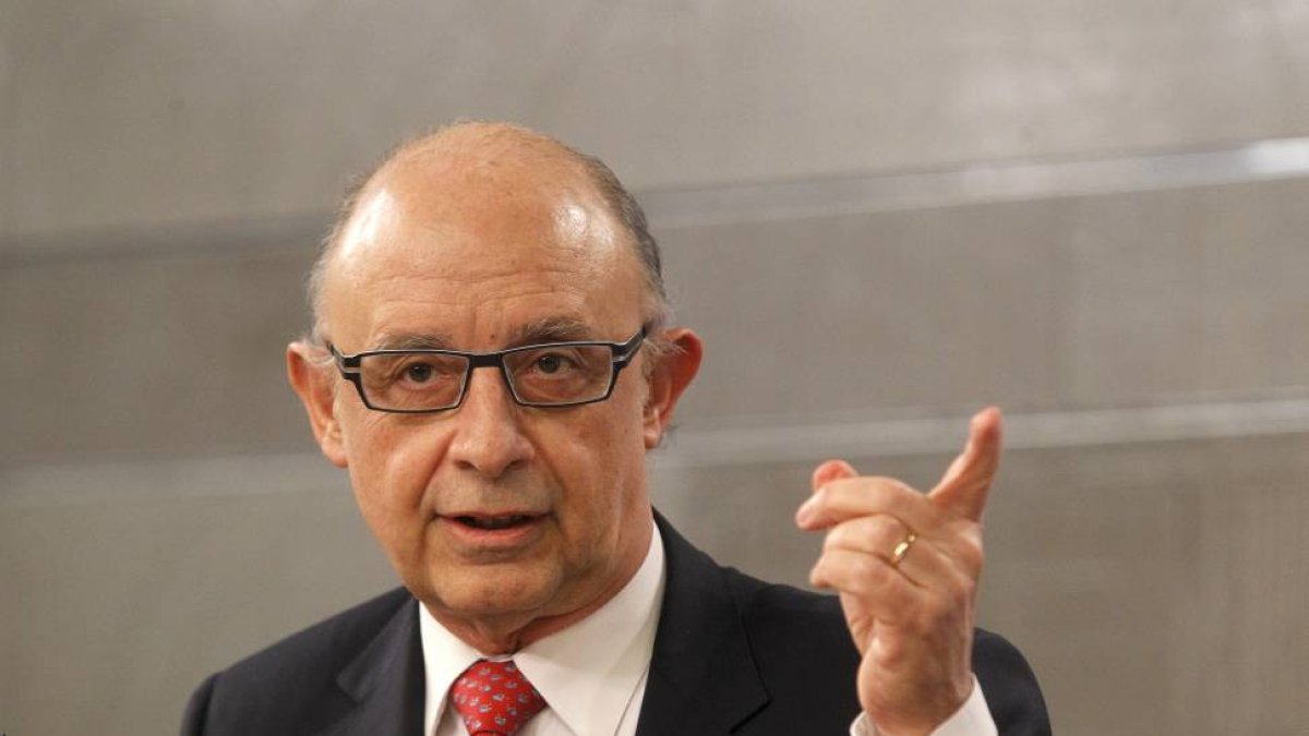 El ministro de Economía y Hacienda, Cristobal Montoro-El Mundo