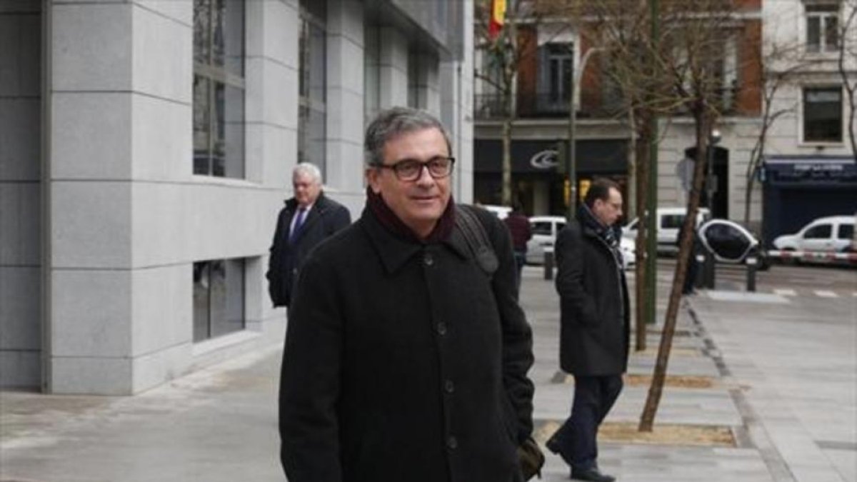 Jordi Pujol, el 11 de febrero del 2016, ante la Audiencia Nacional.-DAVID CASTRO