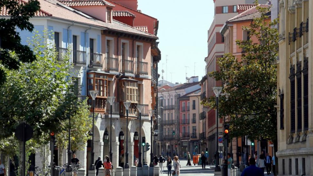 Calles del centro de Valladolid cerradas al tráfico con motivo de la Semana Europea de la Movilidad-Ical