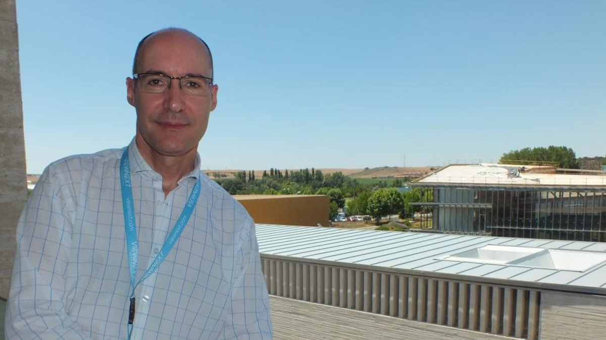 José Alberto García es el director del Centro de Innovación Viewnext en el Parque Científico de la Universidad de Salamanca en Villamayor.-EL MUNDO